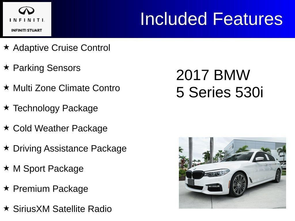 used 2017 BMW 530 car, priced at $16,570