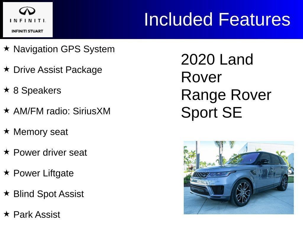 used 2020 Land Rover Range Rover Sport car, priced at $31,468