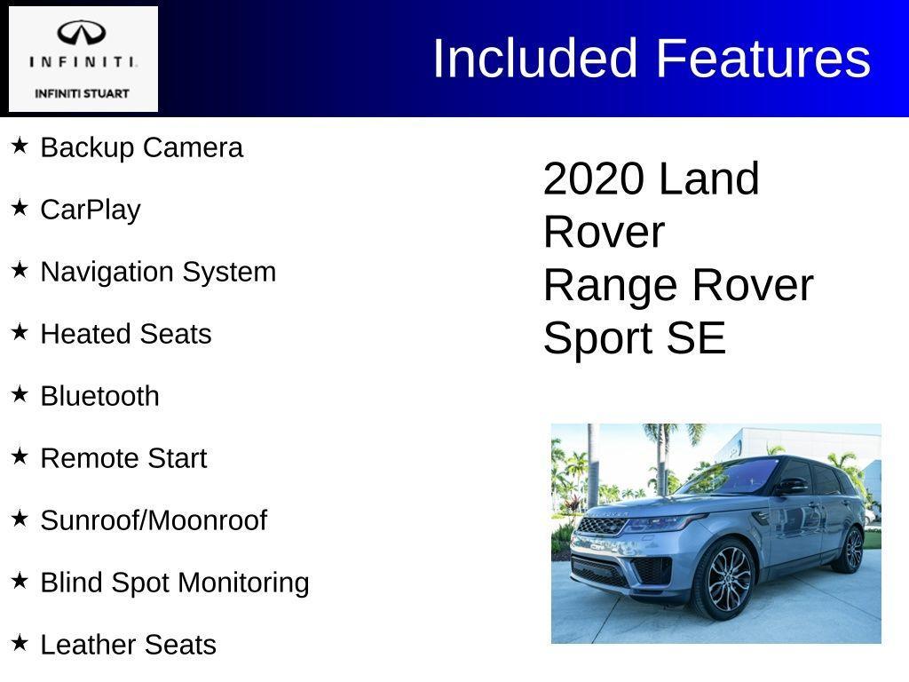 used 2020 Land Rover Range Rover Sport car, priced at $31,468