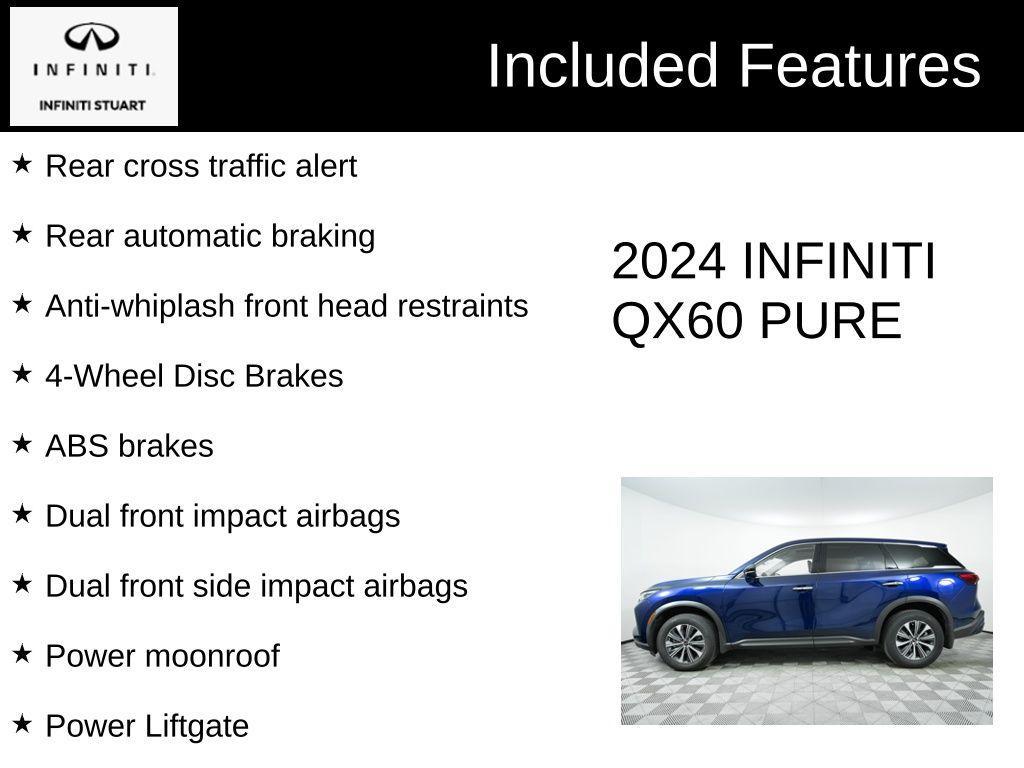 used 2024 INFINITI QX60 car, priced at $42,200