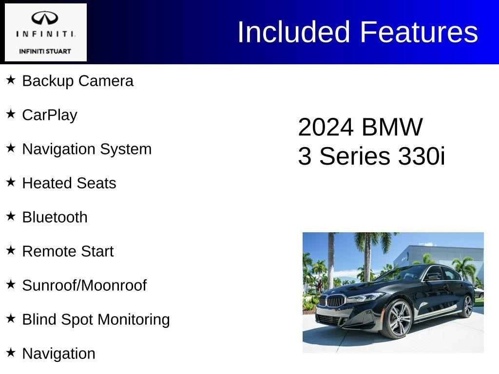 used 2024 BMW 330 car, priced at $35,549