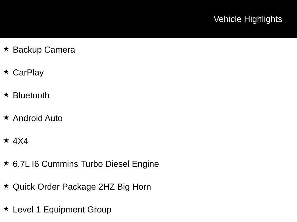 used 2023 Ram 2500 car, priced at $44,555