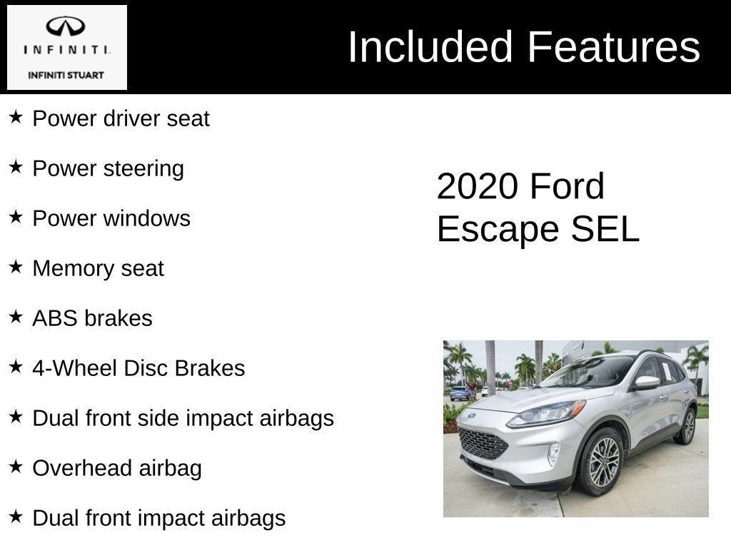 used 2020 Ford Escape car, priced at $16,987