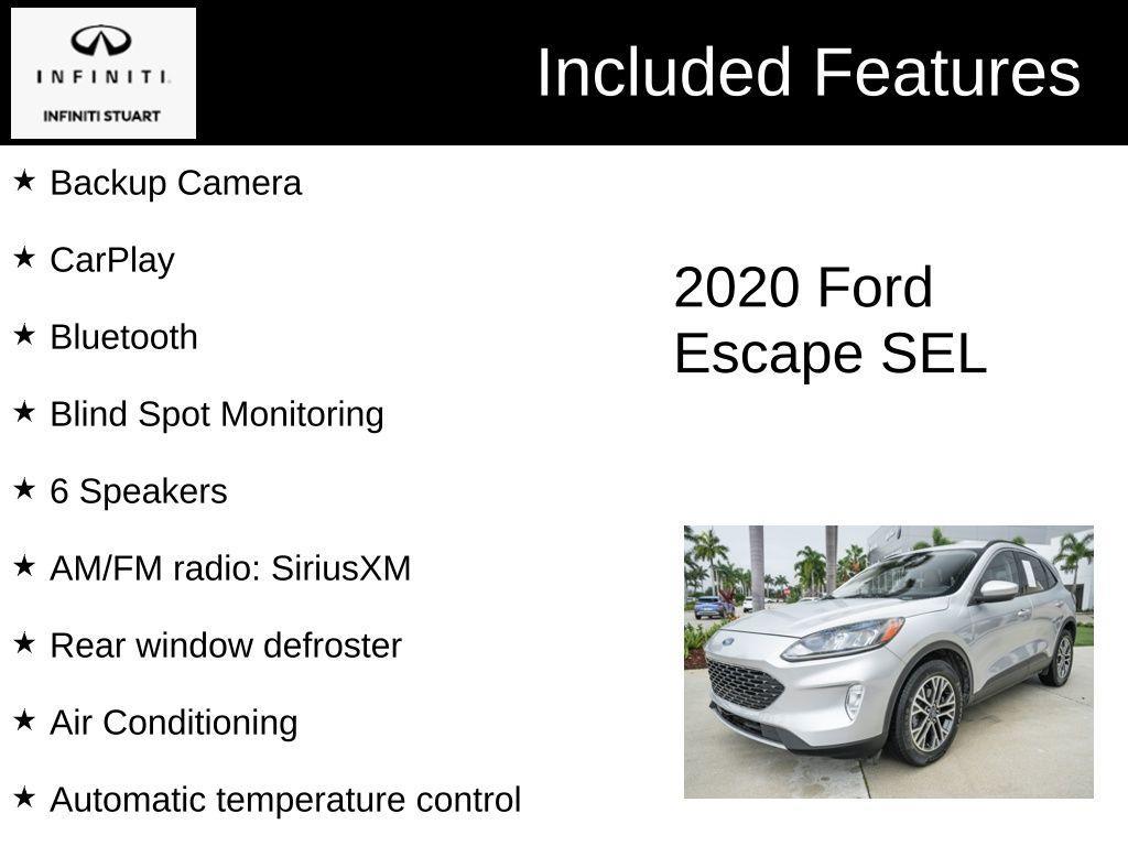 used 2020 Ford Escape car, priced at $16,987