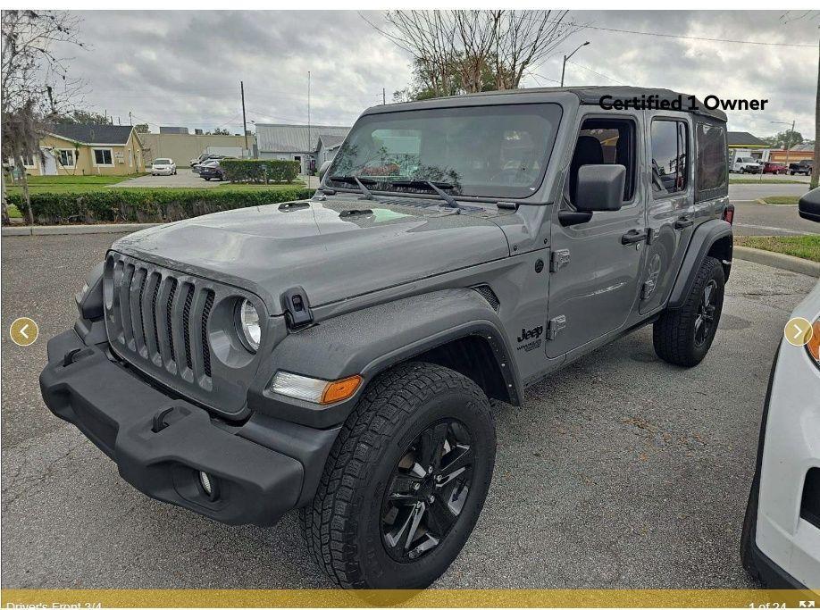 used 2021 Jeep Wrangler Unlimited car, priced at $28,000