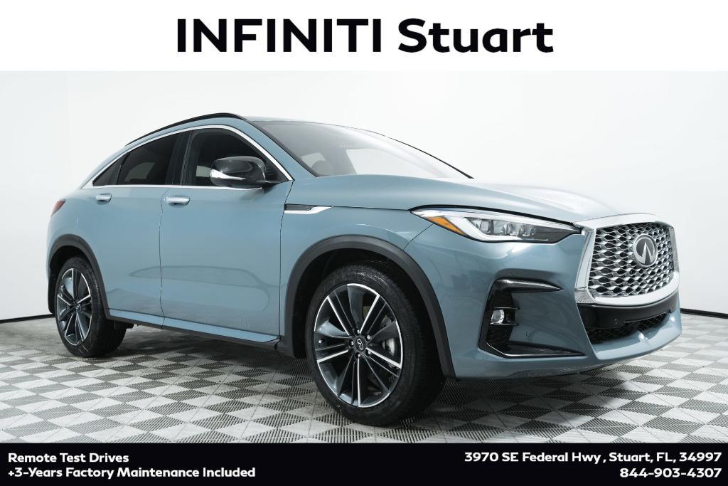 new 2025 INFINITI QX55 car, priced at $54,875