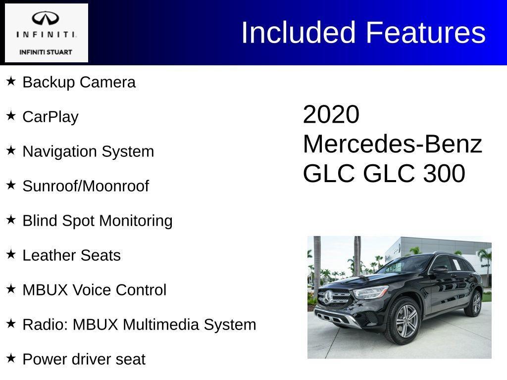 used 2020 Mercedes-Benz GLC 300 car, priced at $24,298