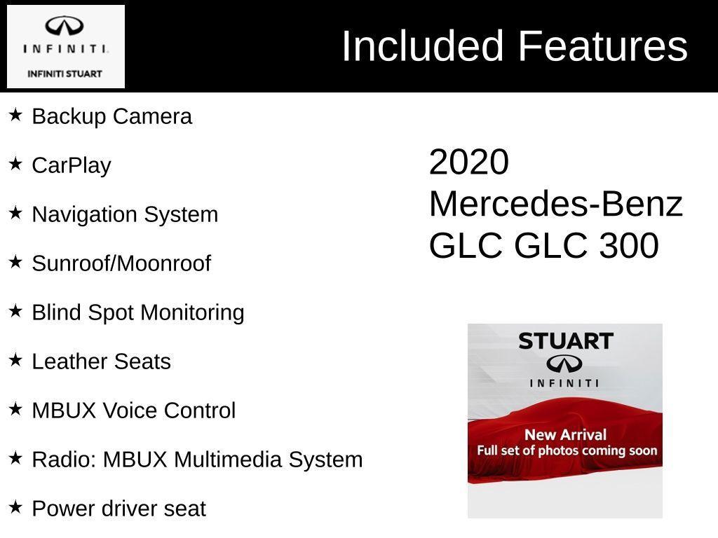 used 2020 Mercedes-Benz GLC 300 car, priced at $27,900