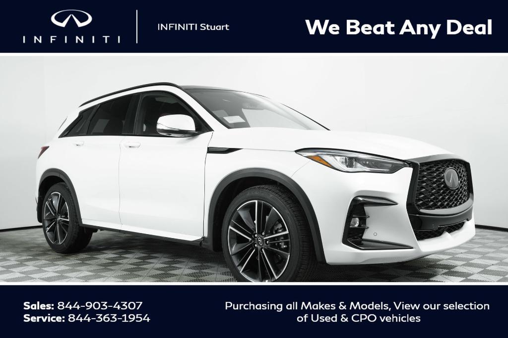 new 2025 INFINITI QX50 car, priced at $53,670