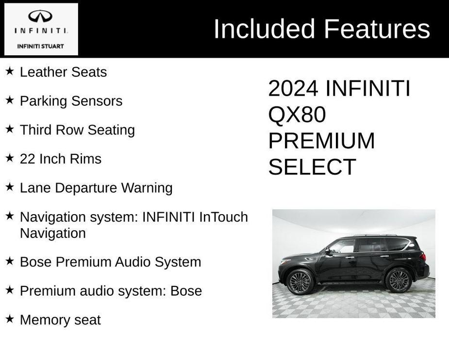 used 2024 INFINITI QX80 car, priced at $55,024