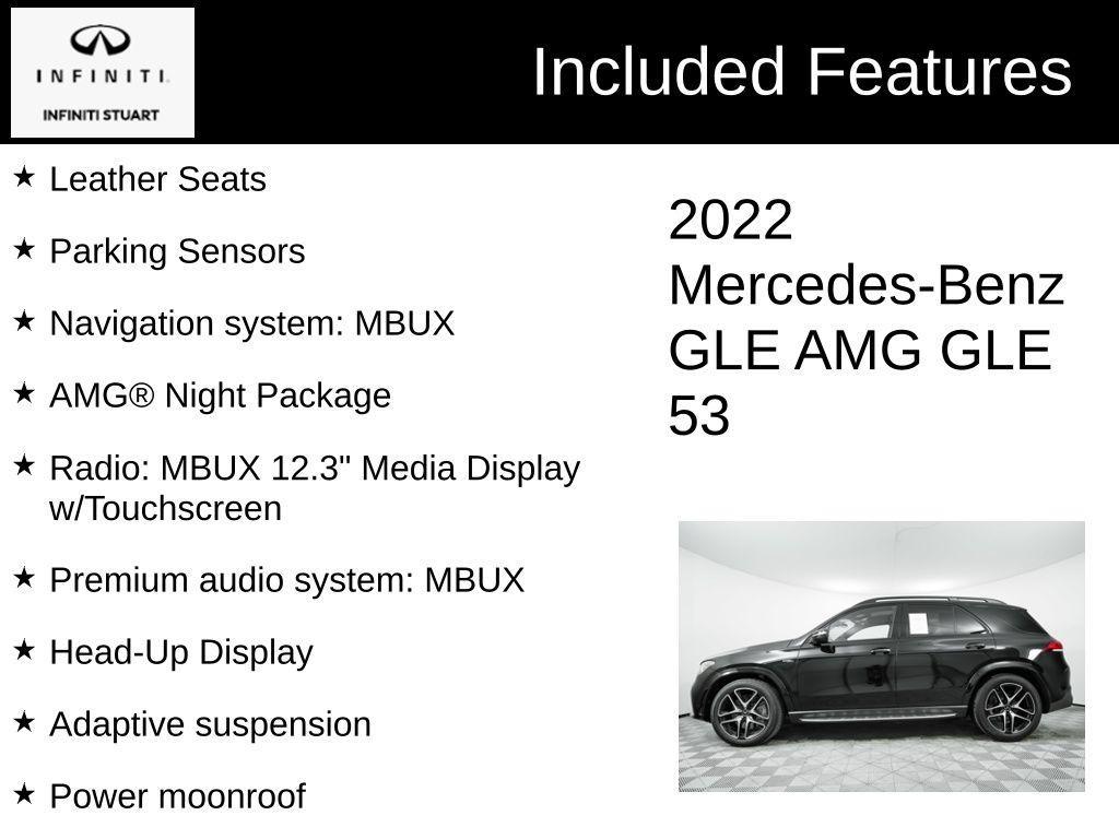 used 2022 Mercedes-Benz AMG GLE 53 car, priced at $60,297