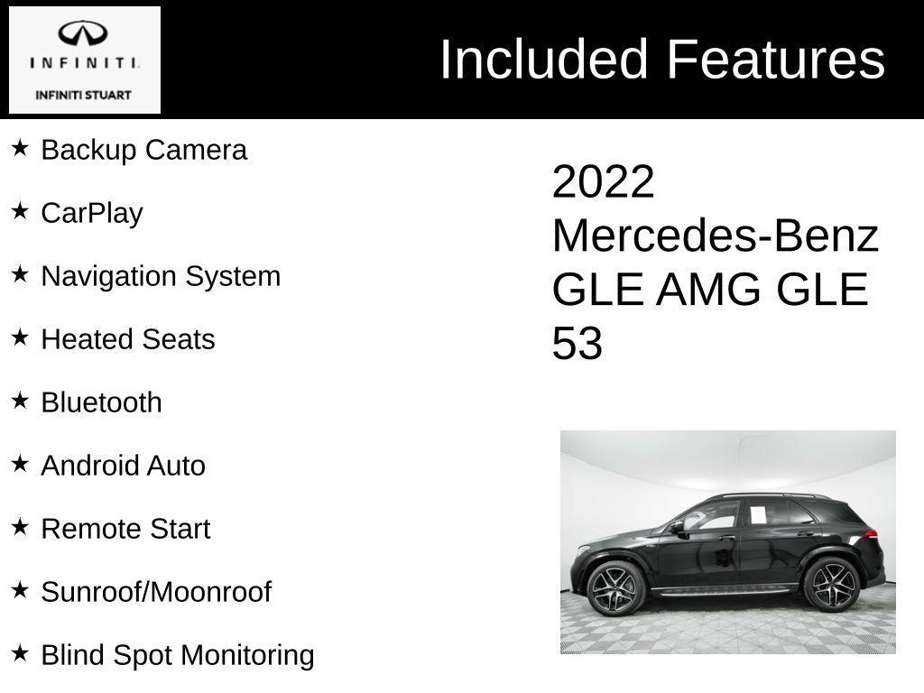 used 2022 Mercedes-Benz AMG GLE 53 car, priced at $60,297