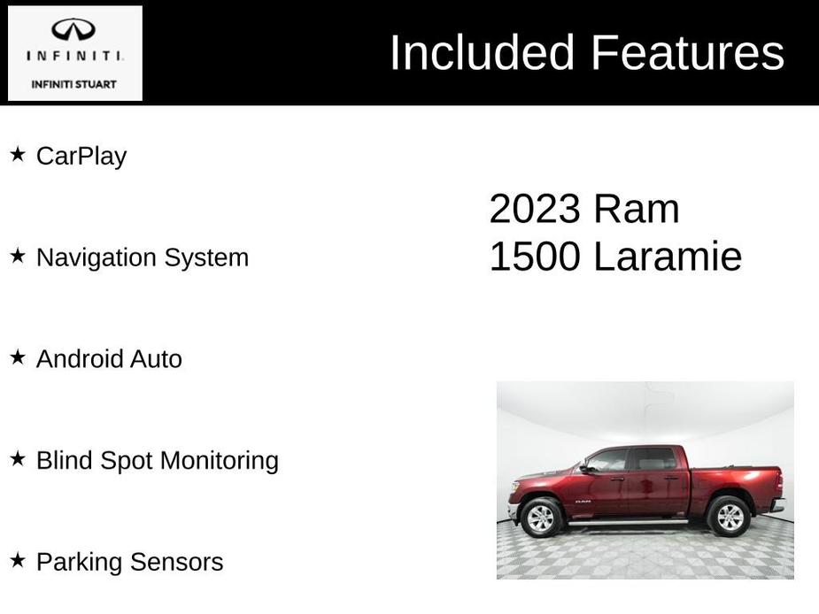 used 2023 Ram 1500 car, priced at $51,052