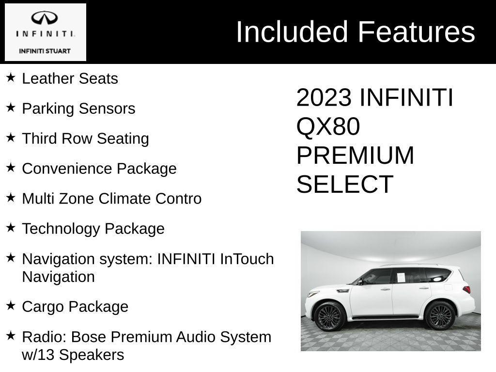 used 2023 INFINITI QX80 car, priced at $51,774