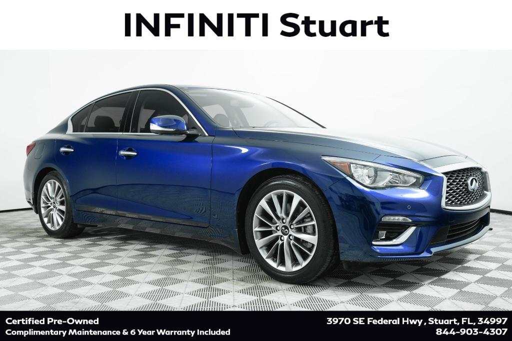 used 2022 INFINITI Q50 car, priced at $31,879