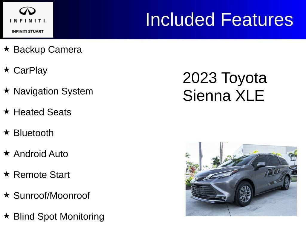 used 2023 Toyota Sienna car, priced at $34,640