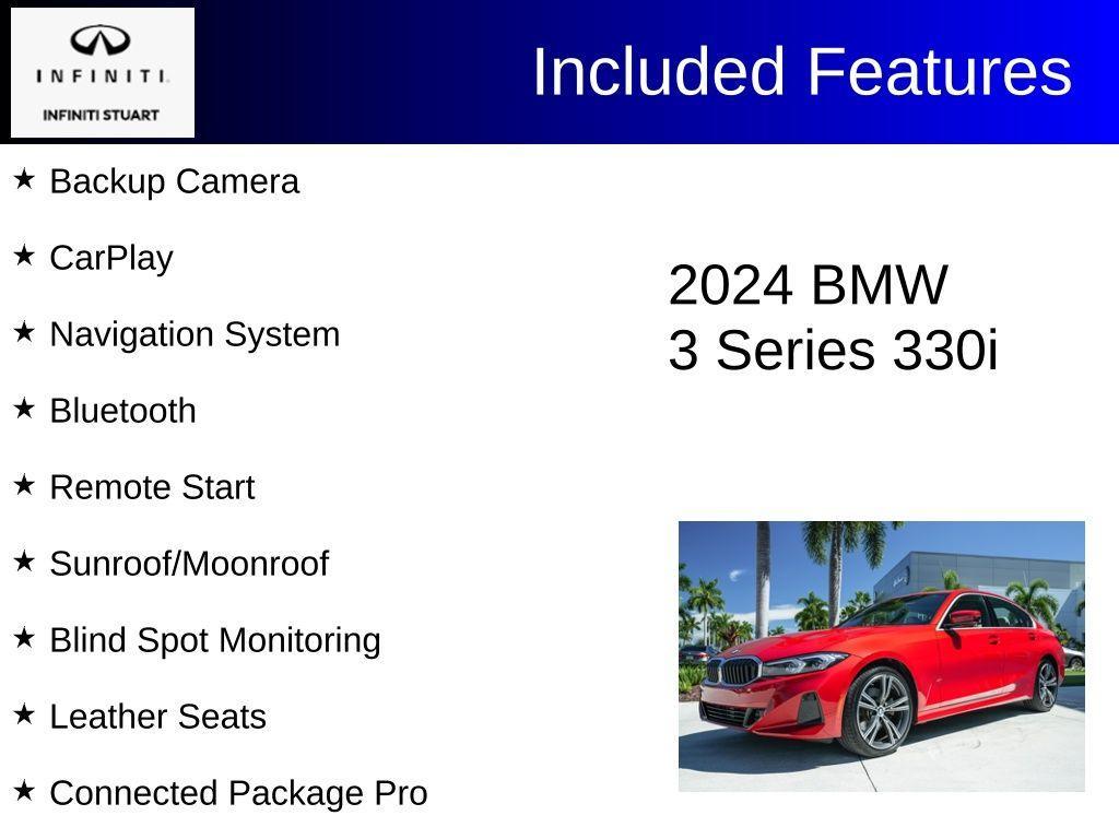 used 2024 BMW 330 car, priced at $35,000