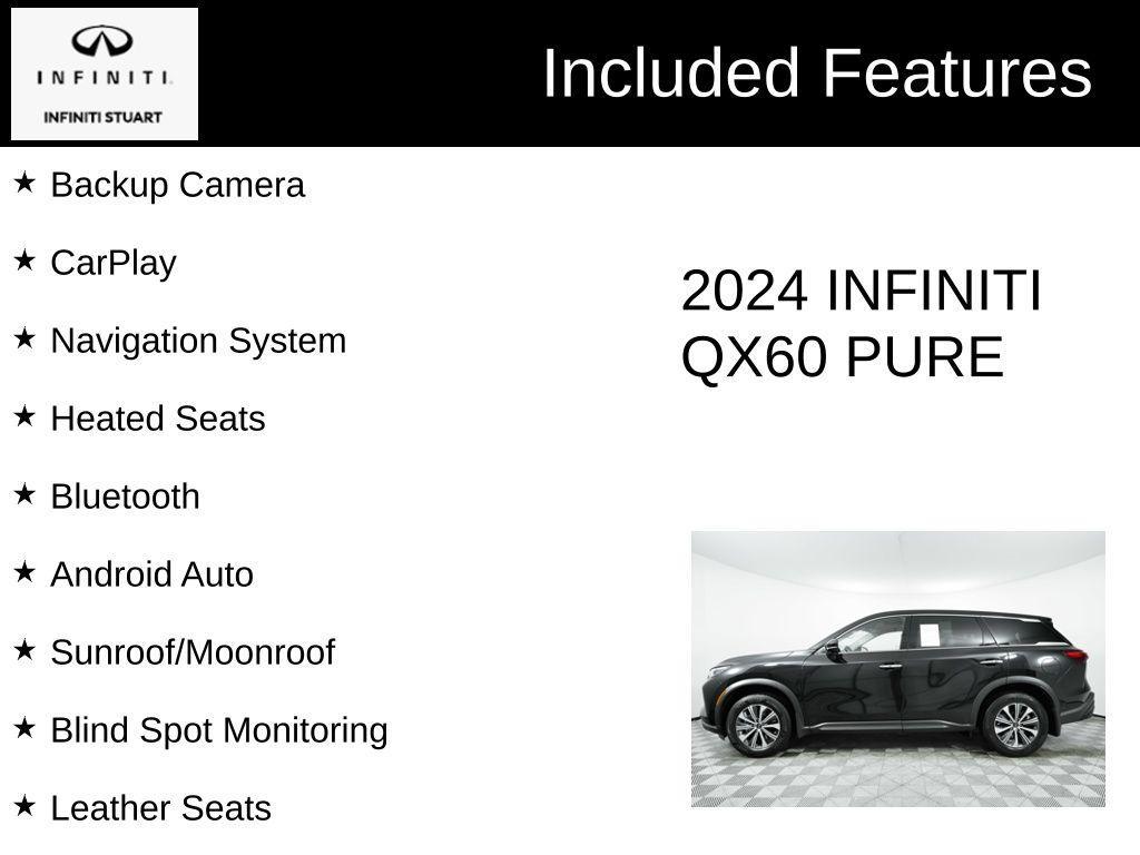 used 2024 INFINITI QX60 car, priced at $42,101