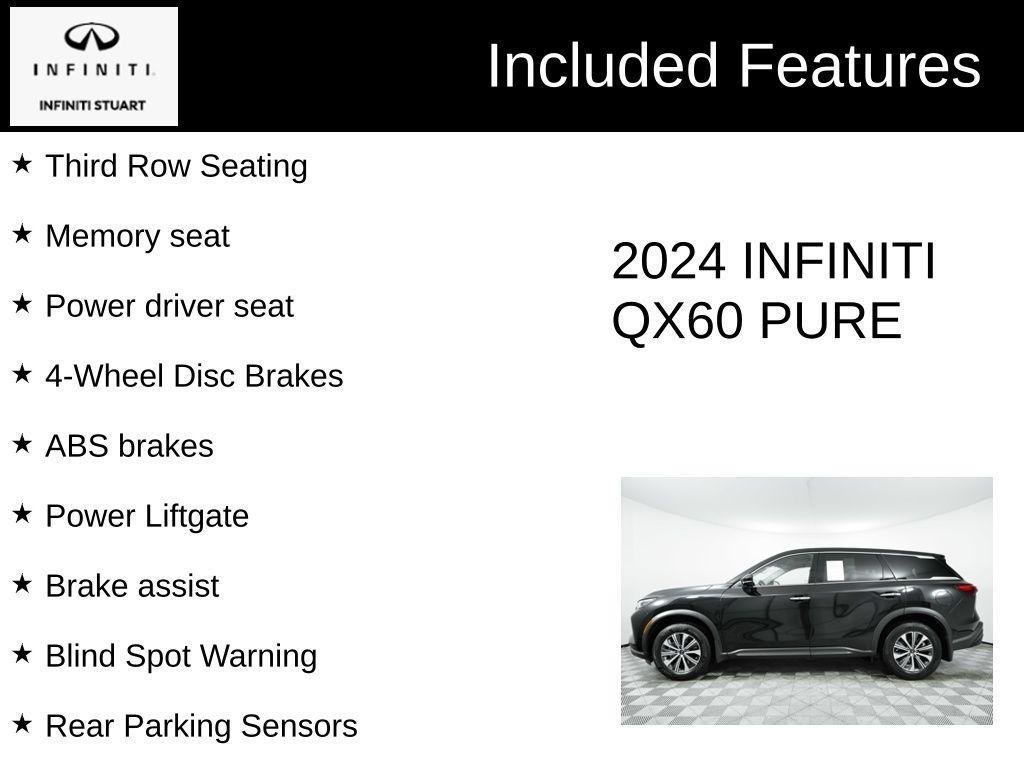 used 2024 INFINITI QX60 car, priced at $42,101