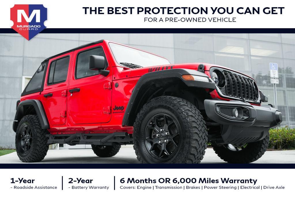 used 2024 Jeep Wrangler car, priced at $38,269