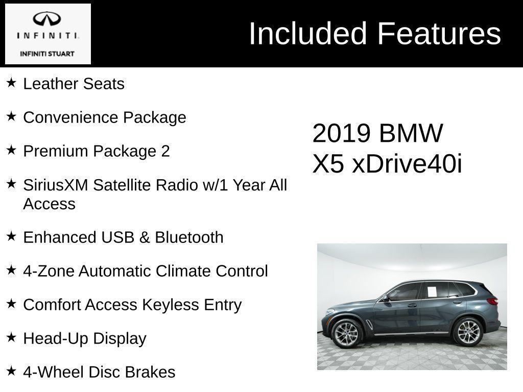 used 2019 BMW X5 car, priced at $27,912