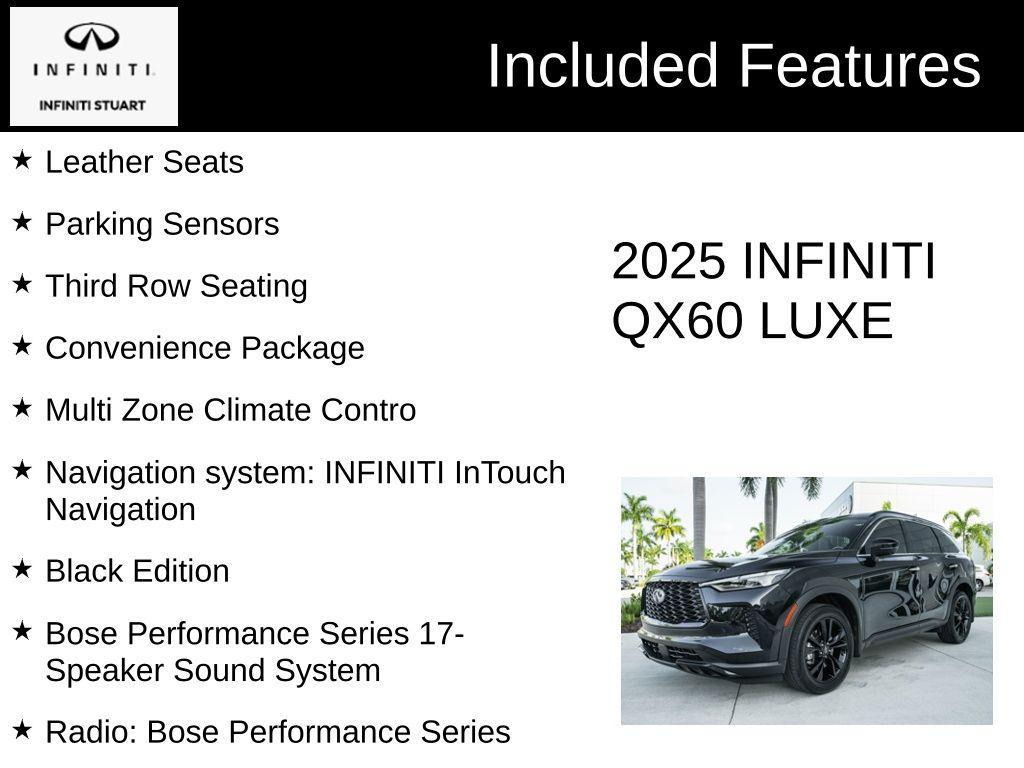 used 2025 INFINITI QX60 car, priced at $45,618