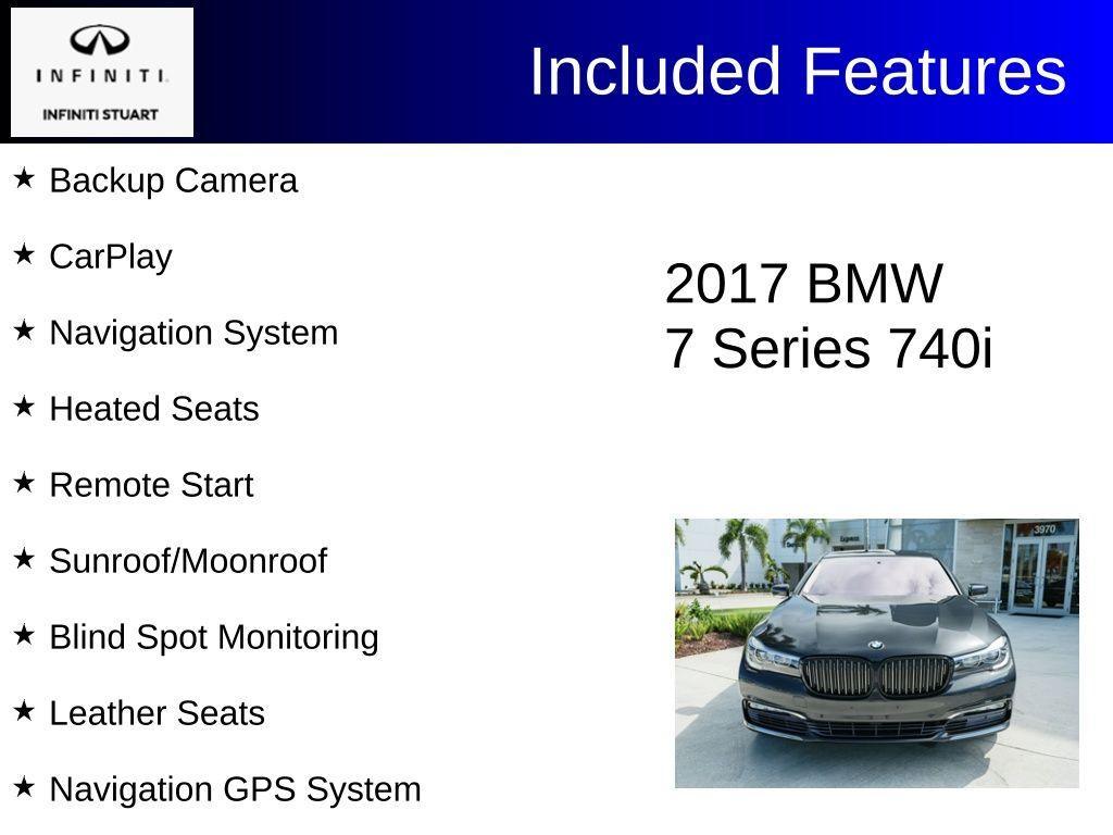 used 2017 BMW 740 car, priced at $26,961