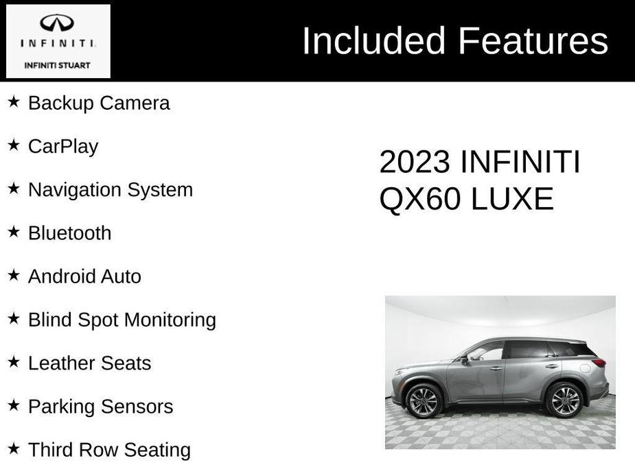 used 2023 INFINITI QX60 car, priced at $39,304