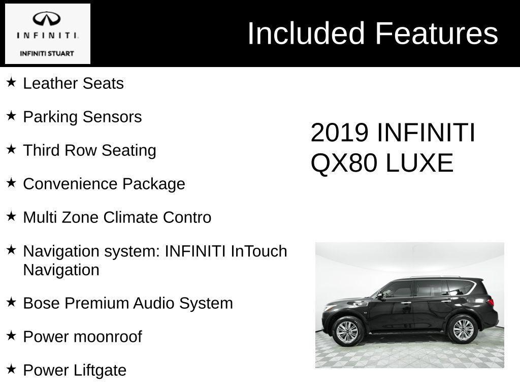 used 2019 INFINITI QX80 car, priced at $25,651