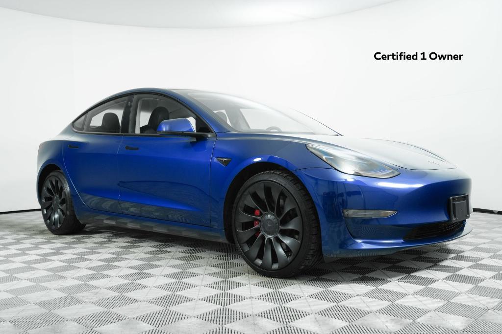 used 2023 Tesla Model 3 car, priced at $29,725