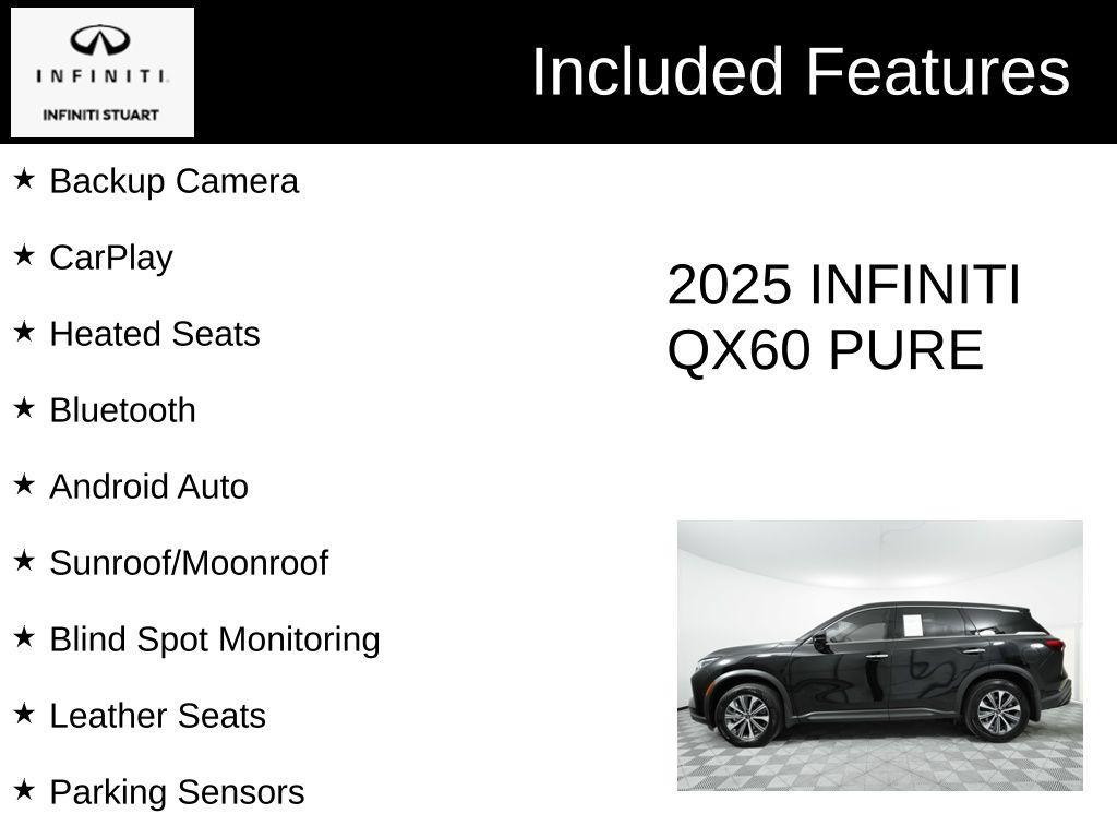 used 2025 INFINITI QX60 car, priced at $40,000