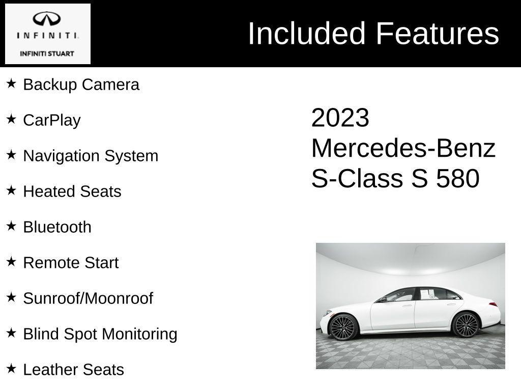 used 2023 Mercedes-Benz S-Class car, priced at $85,650