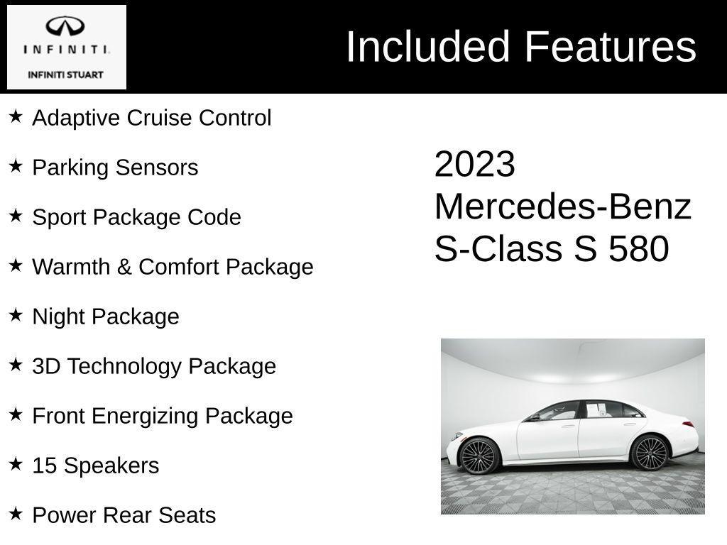 used 2023 Mercedes-Benz S-Class car, priced at $85,650
