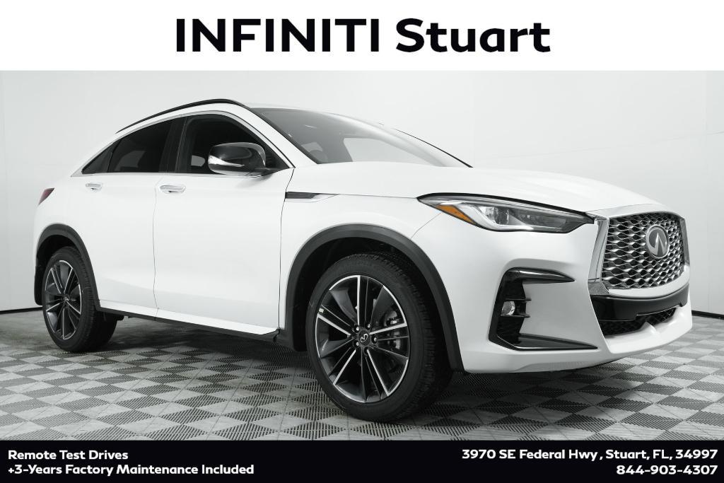 new 2025 INFINITI QX55 car, priced at $52,485