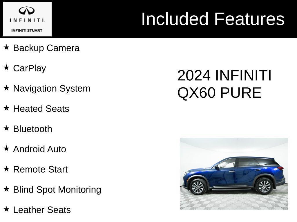 used 2024 INFINITI QX60 car, priced at $40,624