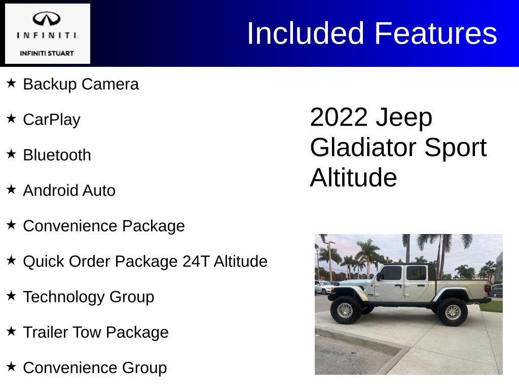 used 2022 Jeep Gladiator car, priced at $33,995