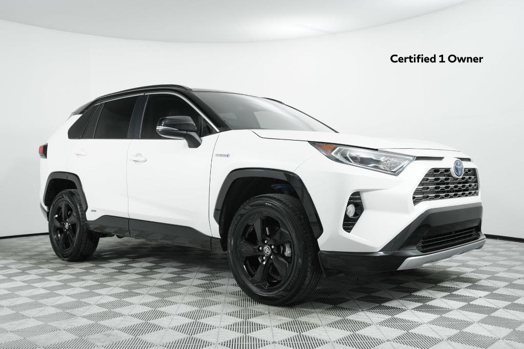 used 2021 Toyota RAV4 Hybrid car, priced at $25,494