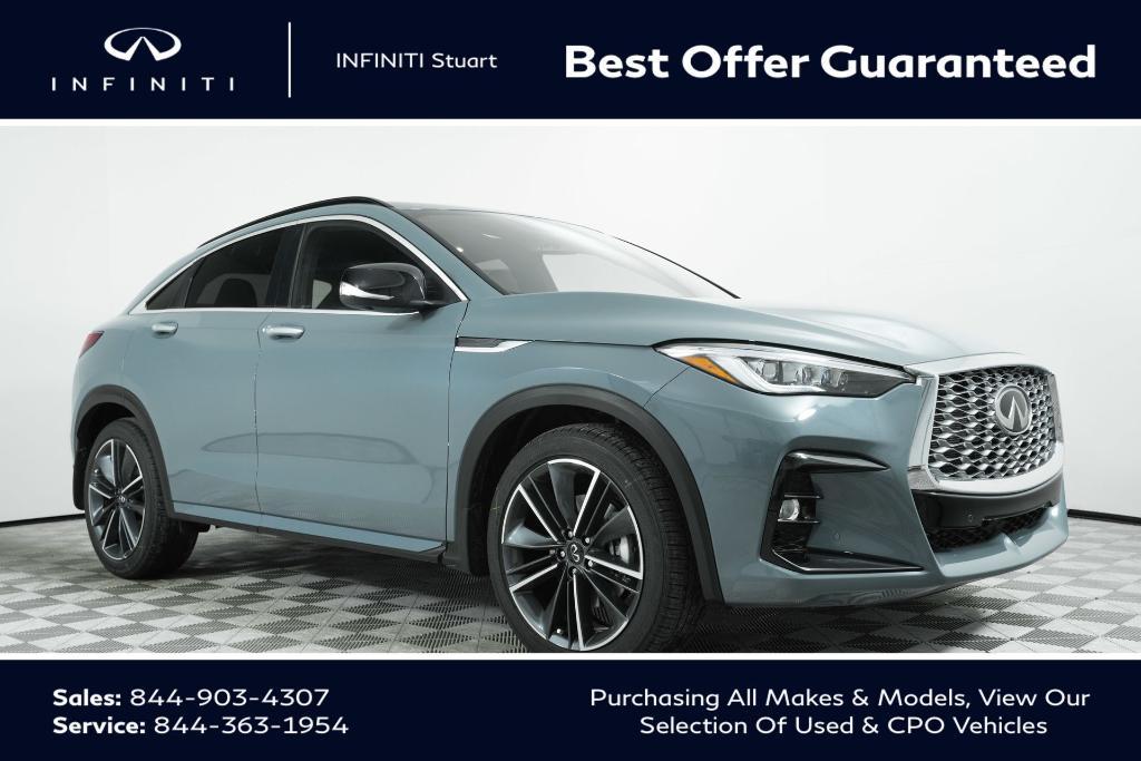 new 2025 INFINITI QX55 car, priced at $50,403