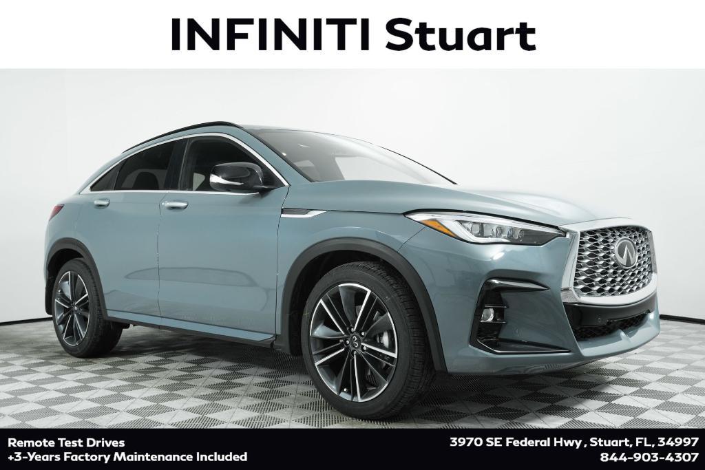 new 2025 INFINITI QX55 car, priced at $57,375