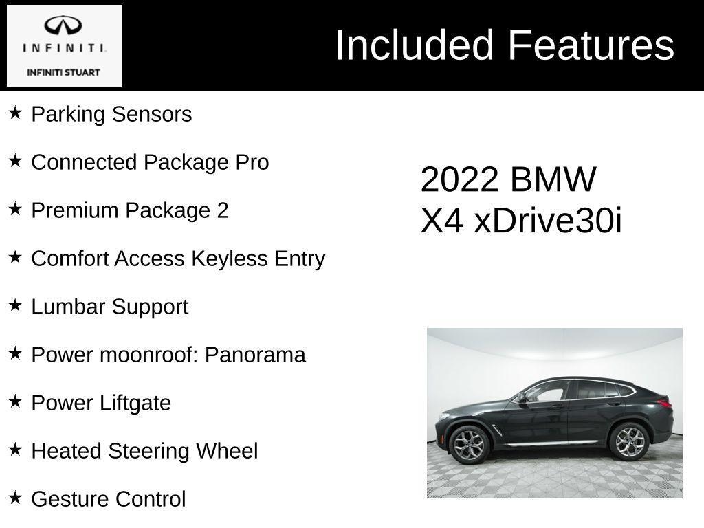 used 2022 BMW X4 car, priced at $40,000