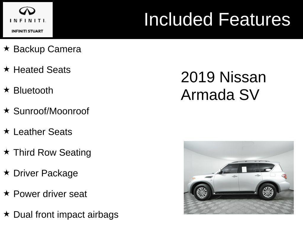 used 2019 Nissan Armada car, priced at $18,188