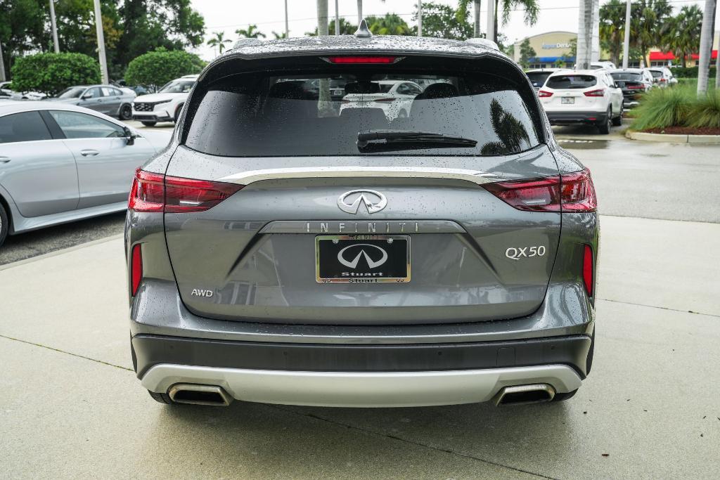 used 2022 INFINITI QX50 car, priced at $29,850