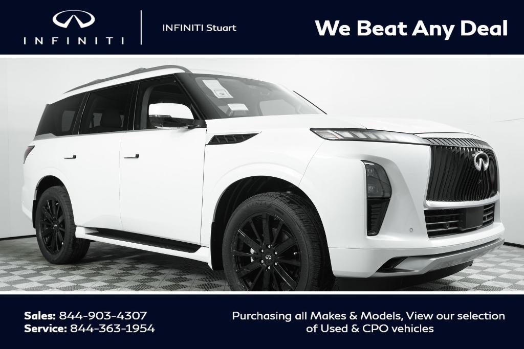 new 2025 INFINITI QX80 car, priced at $107,335