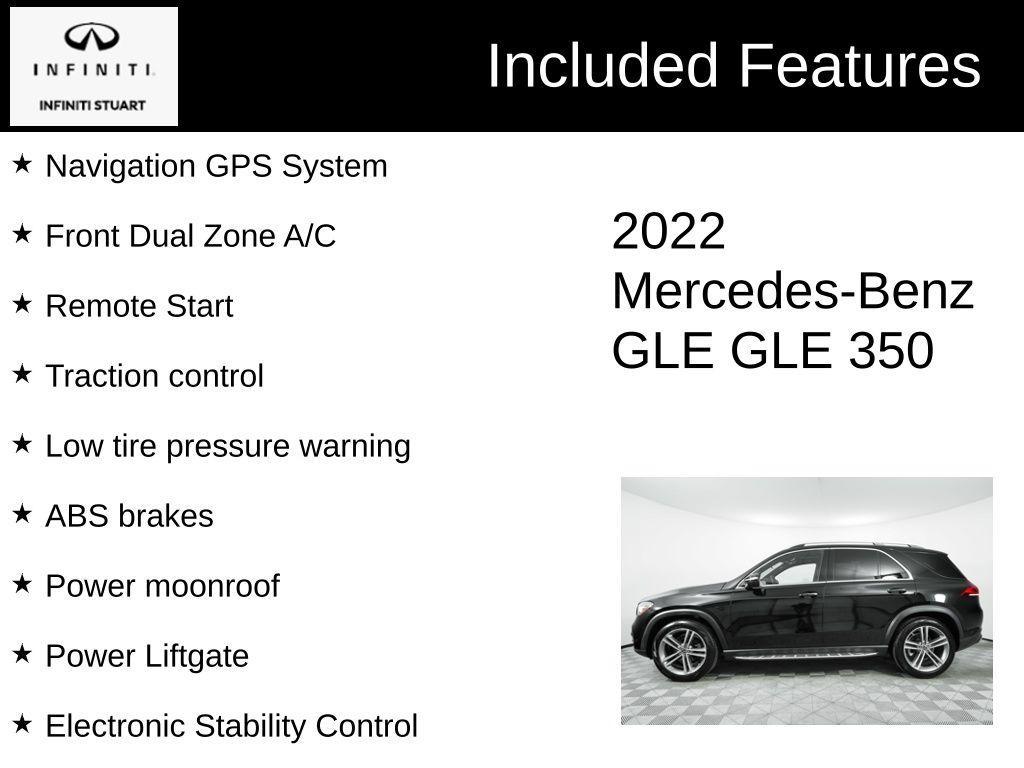 used 2022 Mercedes-Benz GLE 350 car, priced at $38,582