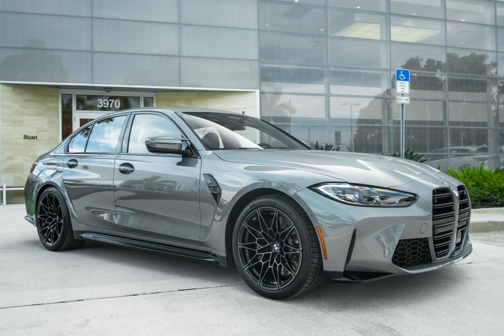 used 2023 BMW M3 car, priced at $81,301