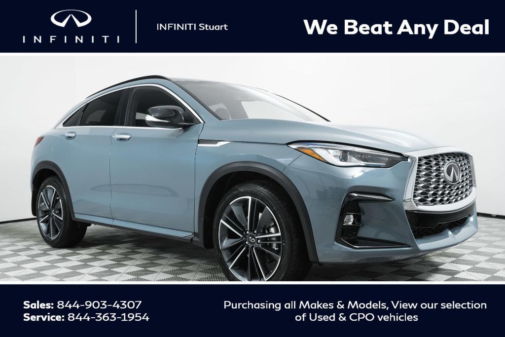 new 2025 INFINITI QX55 car, priced at $52,280
