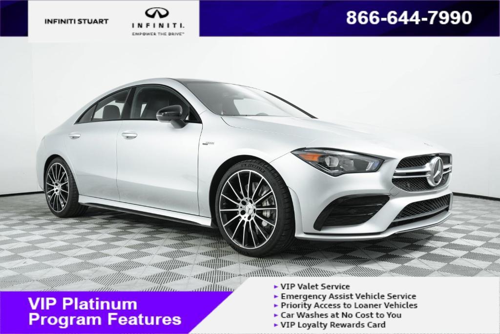 used 2022 Mercedes-Benz AMG CLA 35 car, priced at $39,400