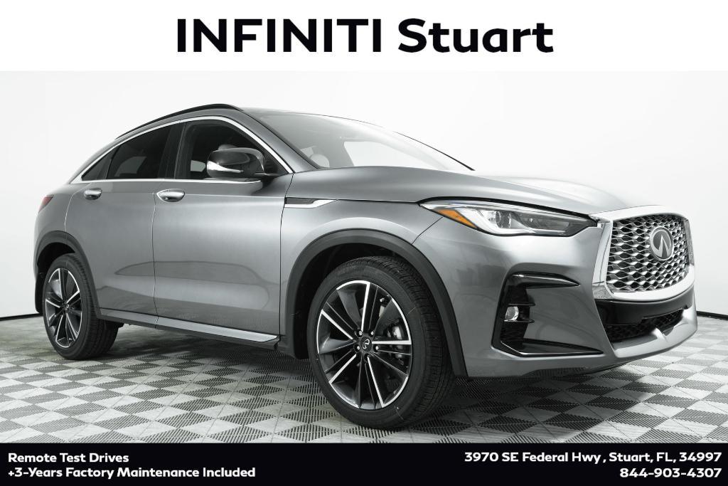 new 2025 INFINITI QX55 car, priced at $49,085