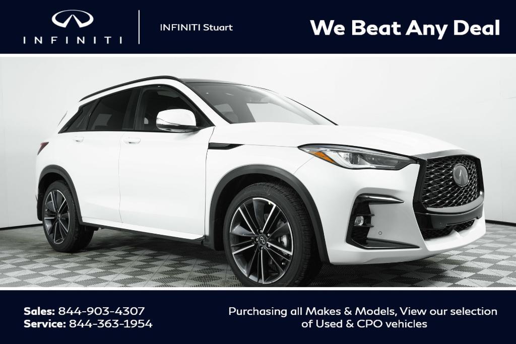 new 2025 INFINITI QX50 car, priced at $53,670