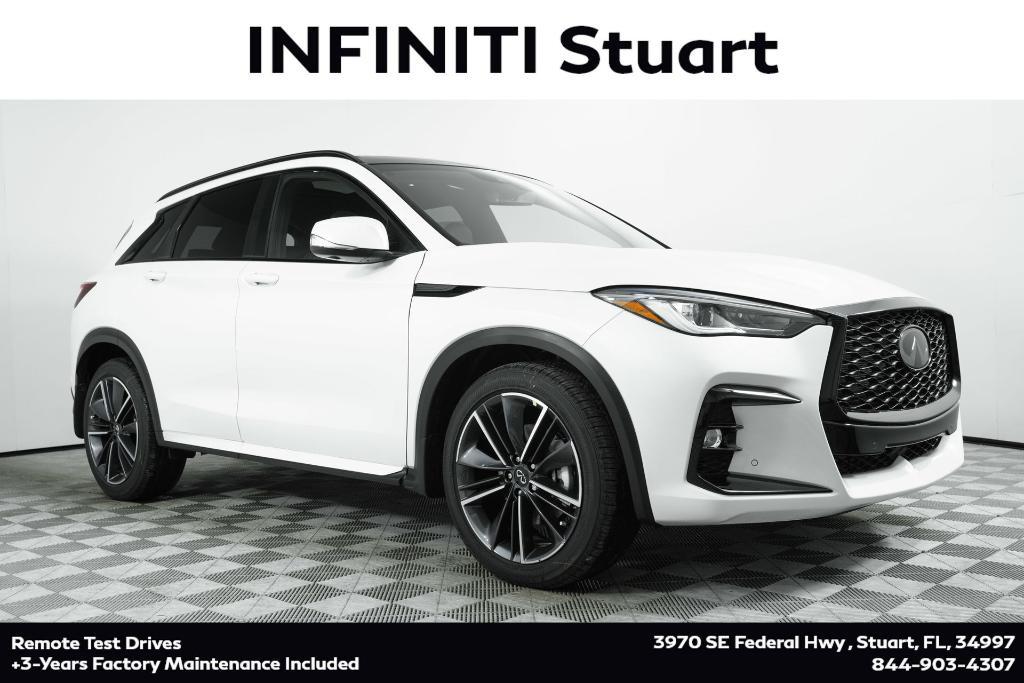 new 2025 INFINITI QX50 car, priced at $53,670